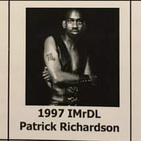 May be an image of 1 person and text that says '1997 IMrDL Patrick Richardson'